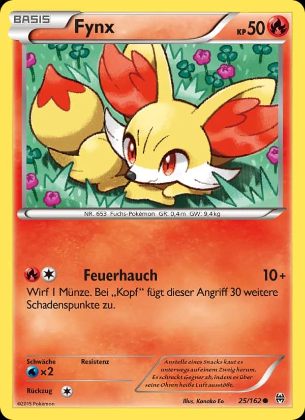 Fynx card in German