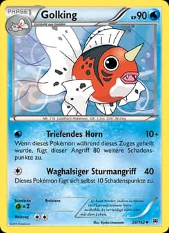 Golking card in German
