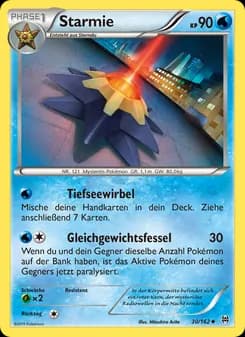 Starmie card in German
