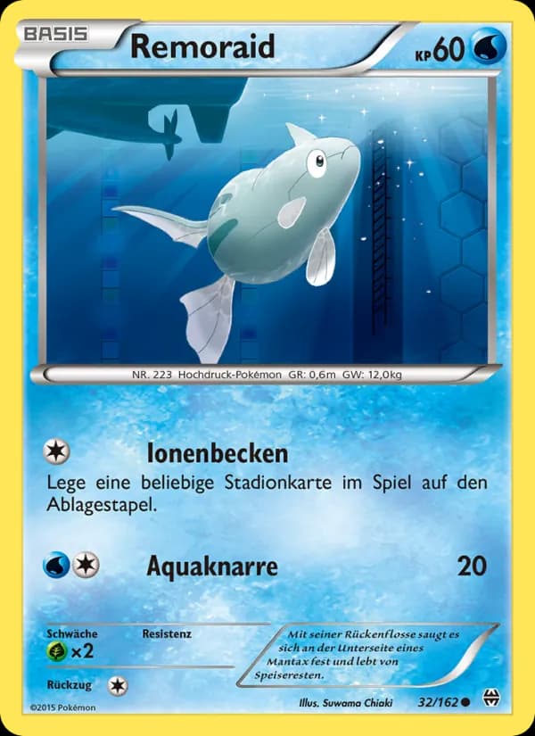 Remoraid card in German