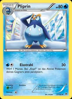 Pliprin card in German
