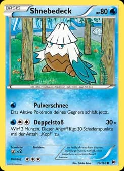 Shnebedeck card in German