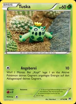 Tuska card in German