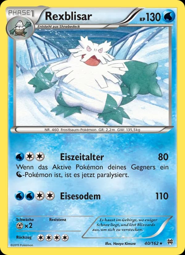 Rexblisar card in German