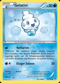 Gelatini card in German