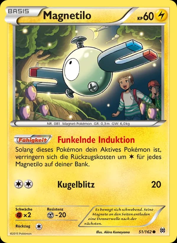 Magnetilo card in German