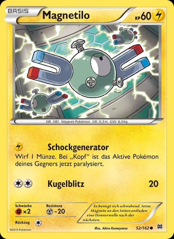Magnetilo card in German