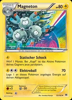 Magneton card in German