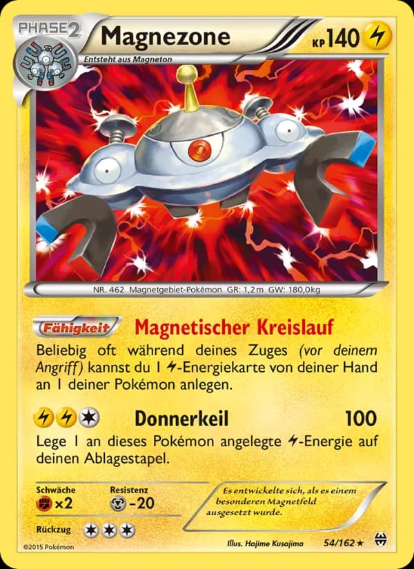 Magnezone card in German