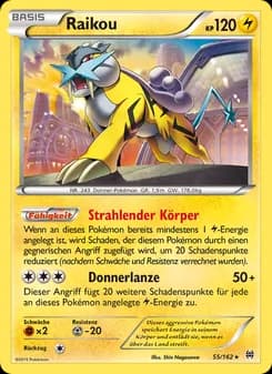 Raikou card in German