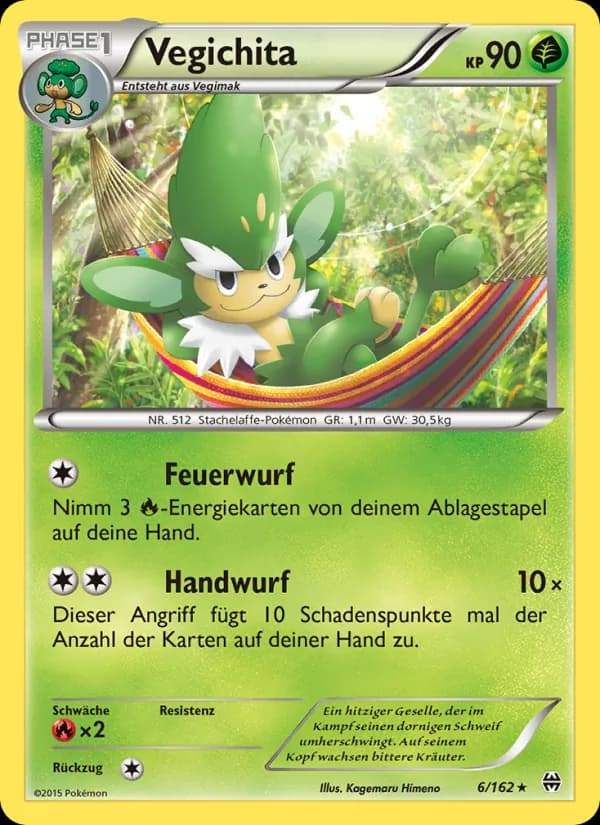 Vegichita card in German