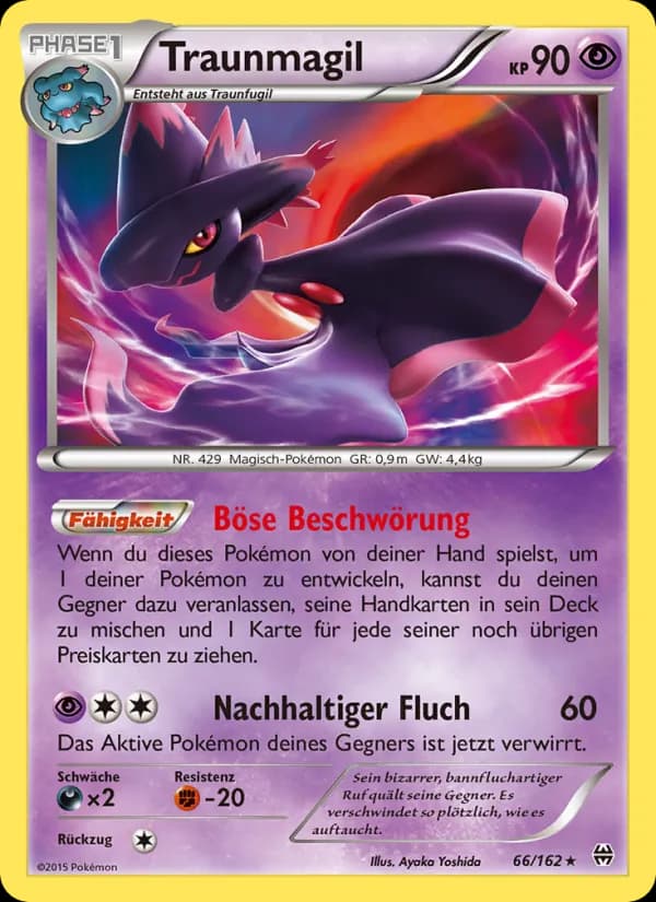 Traunmagil card in German