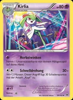 Kirlia card in German