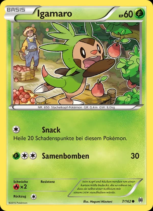 Igamaro card in German
