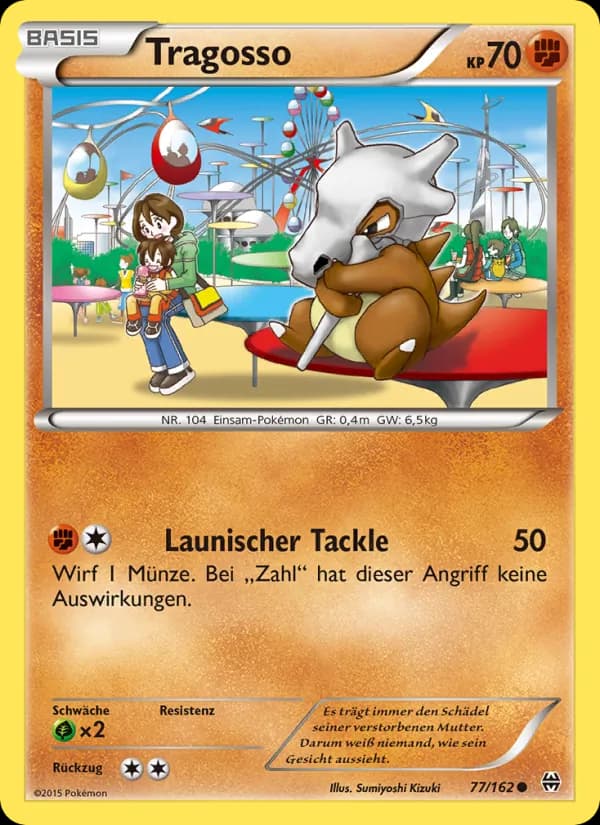 Tragosso card in German
