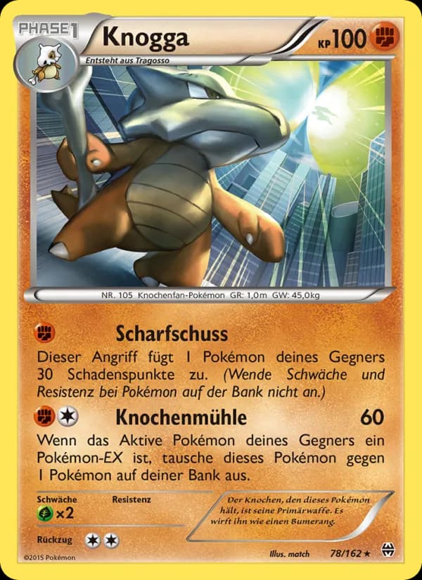 Knogga card in German