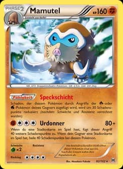 Mamutel card in German