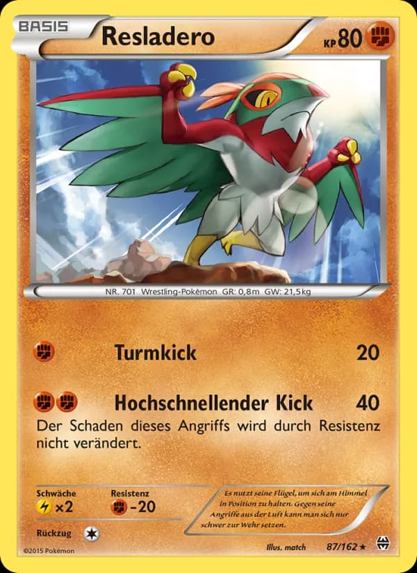 Resladero card in German