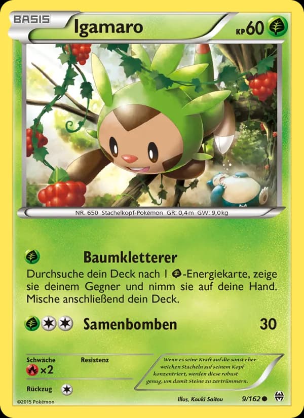 Igamaro card in German