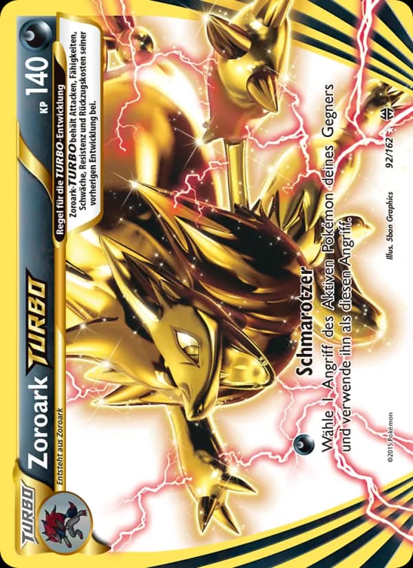 Zoroark-TURBO card in German