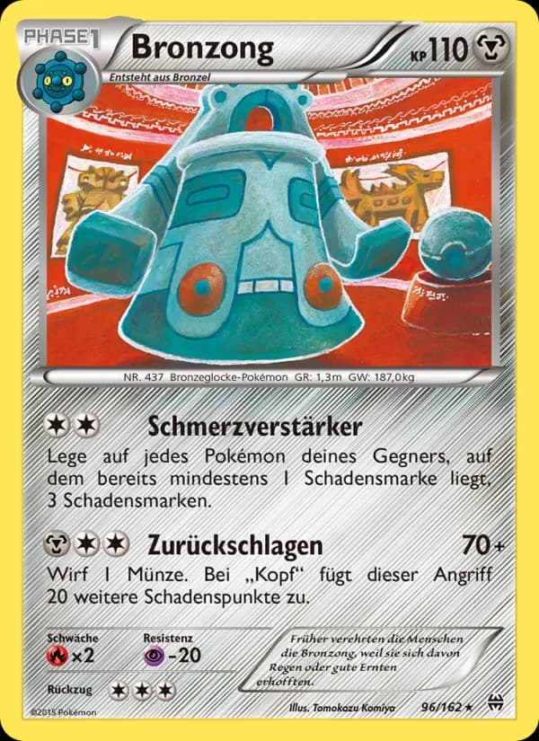 Bronzong card in German