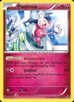 Pantimos card in German