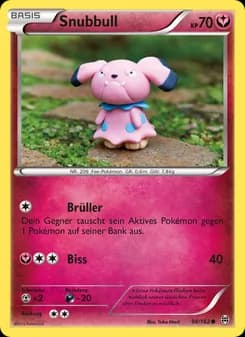 Snubbull card in German