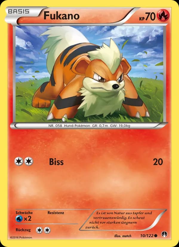 Fukano card in German