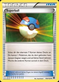 Superball card in German