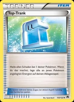 Top-Trank card in German