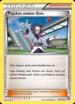 Psychos siebter Sinn card in German