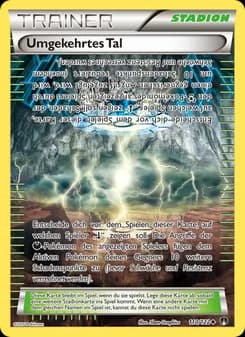 Umgekehrtes Tal card in German
