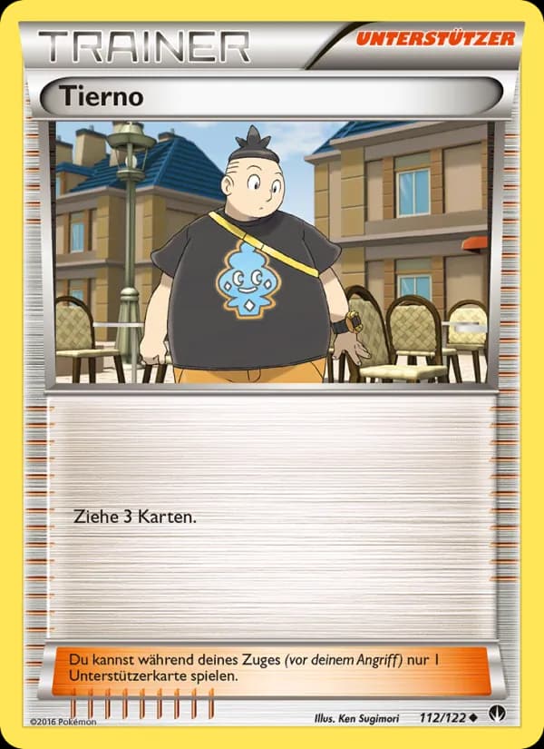 Tierno card in German