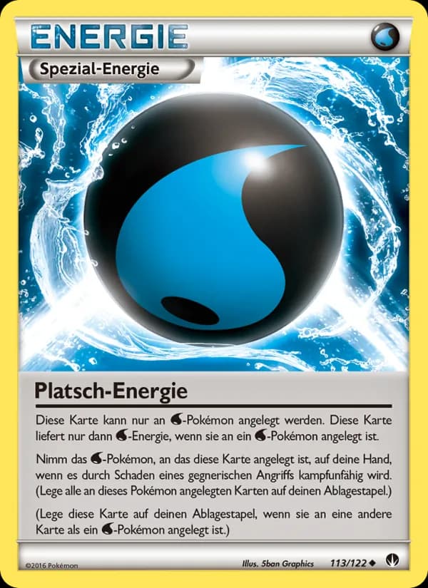 Platsch-Energie card in German