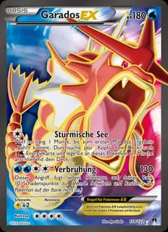 Garados EX card in German