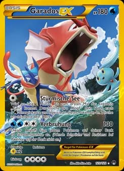 Garados EX card in German