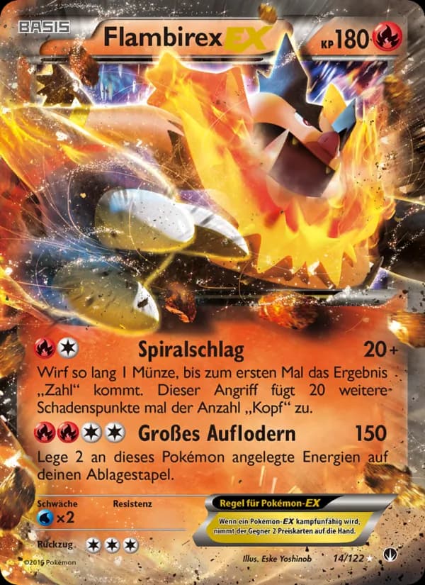 Flambirex EX card in German