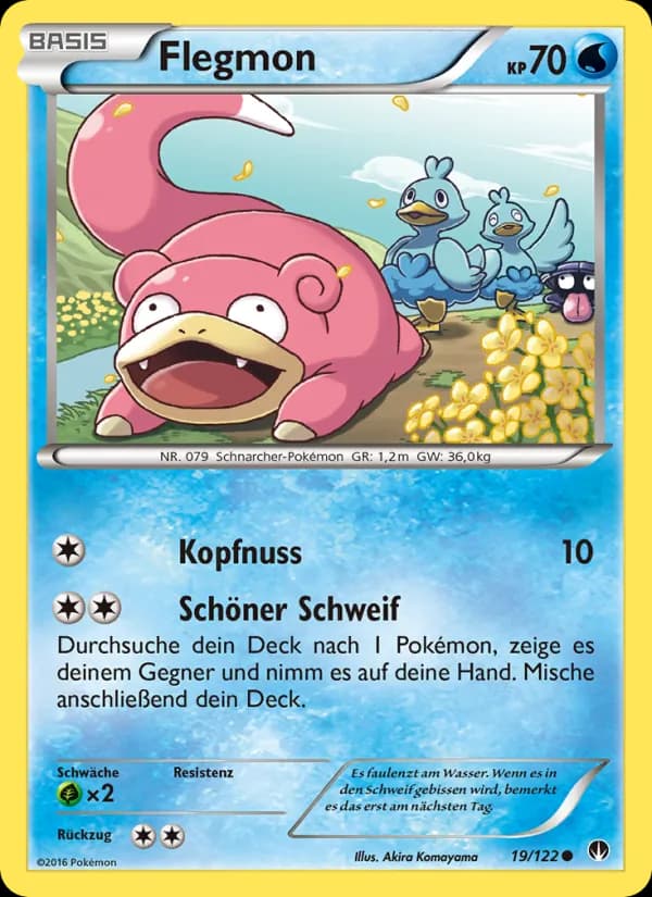 Flegmon card in German