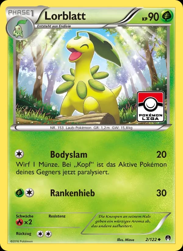 Lorblatt card in German