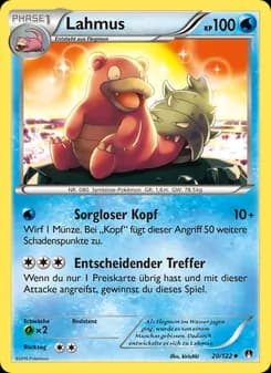 Lahmus card in German