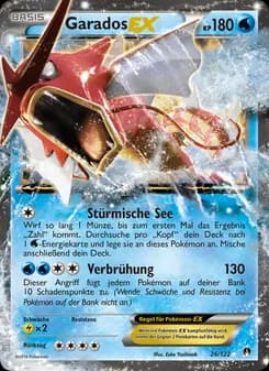 Garados EX card in German