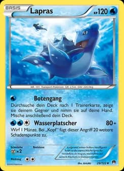 Lapras card in German