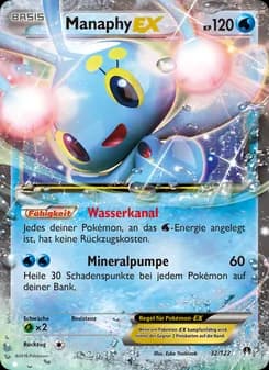 Manaphy EX card in German