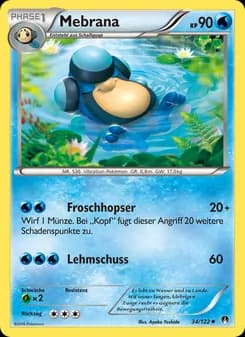 Mebrana card in German