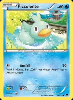 Piccolente card in German