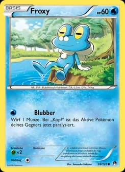 Froxy card in German