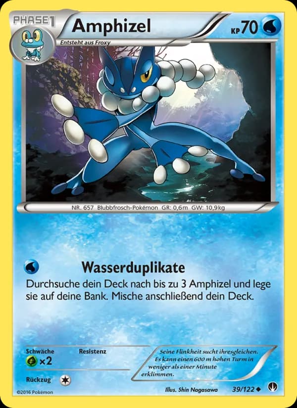 Amphizel card in German