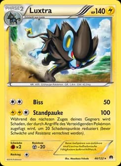 Luxtra card in German