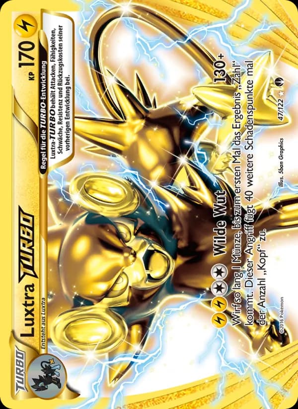 Luxtra-TURBO card in German