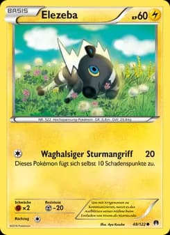 Elezeba card in German